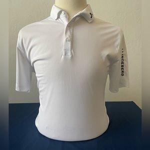 J. Lindeberg - Medium Reg Fit, White, Black Accents